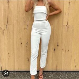 Kookai white valentine trouser pants 36 4